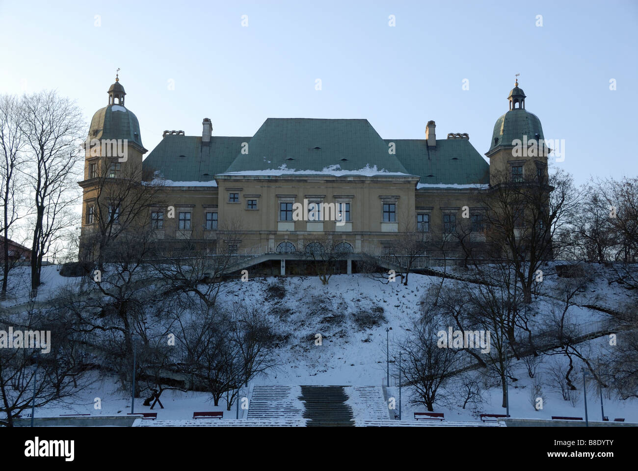 Il castello di Ujazdów a Varsavia, Masovian voivodato, Polonia Foto Stock