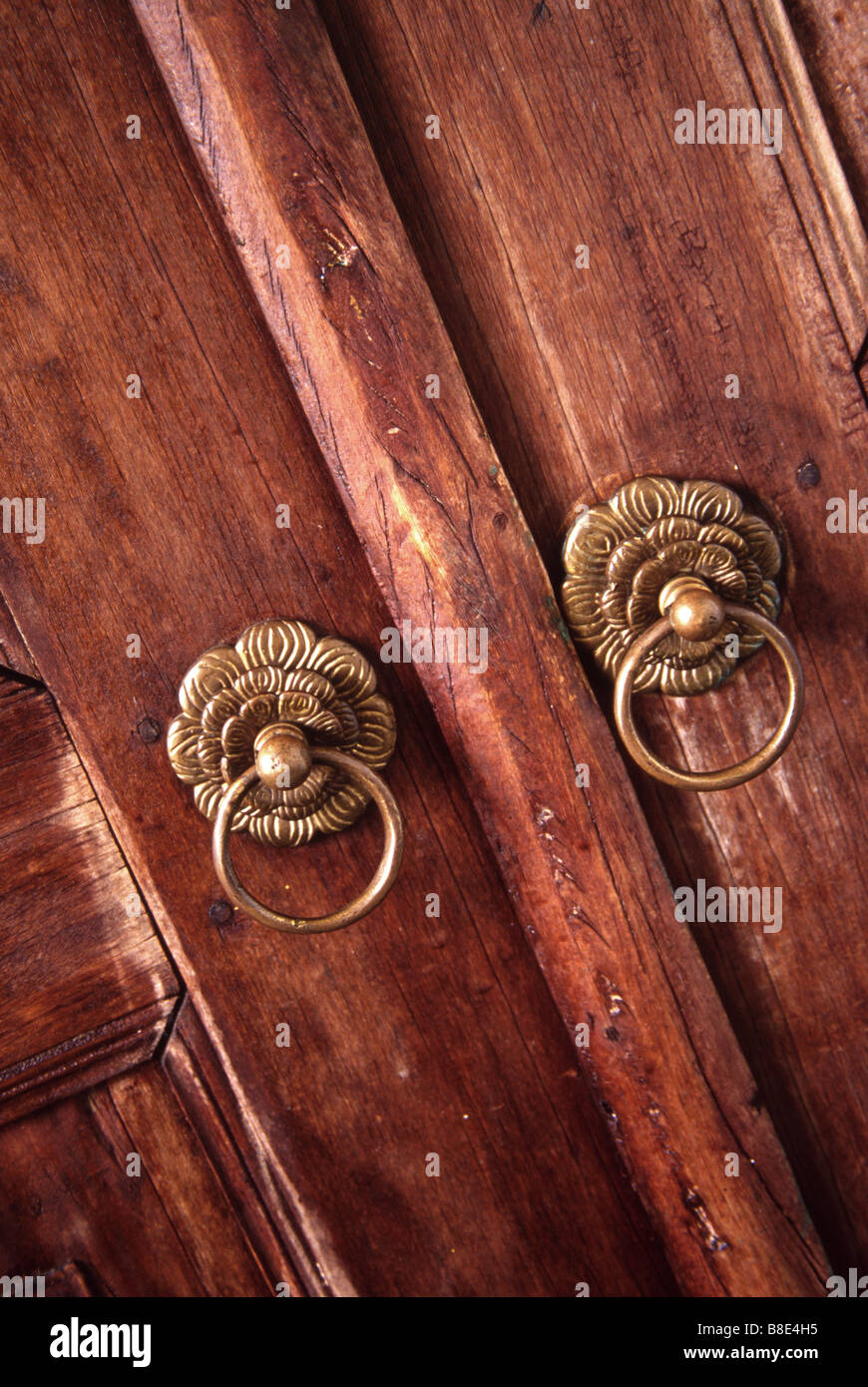 Balinese porta Foto Stock