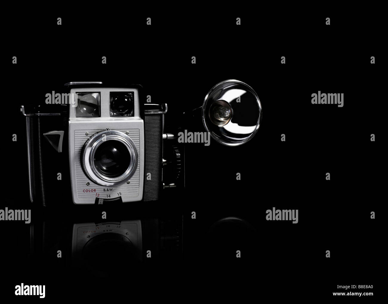 Old fashion film camera Foto Stock