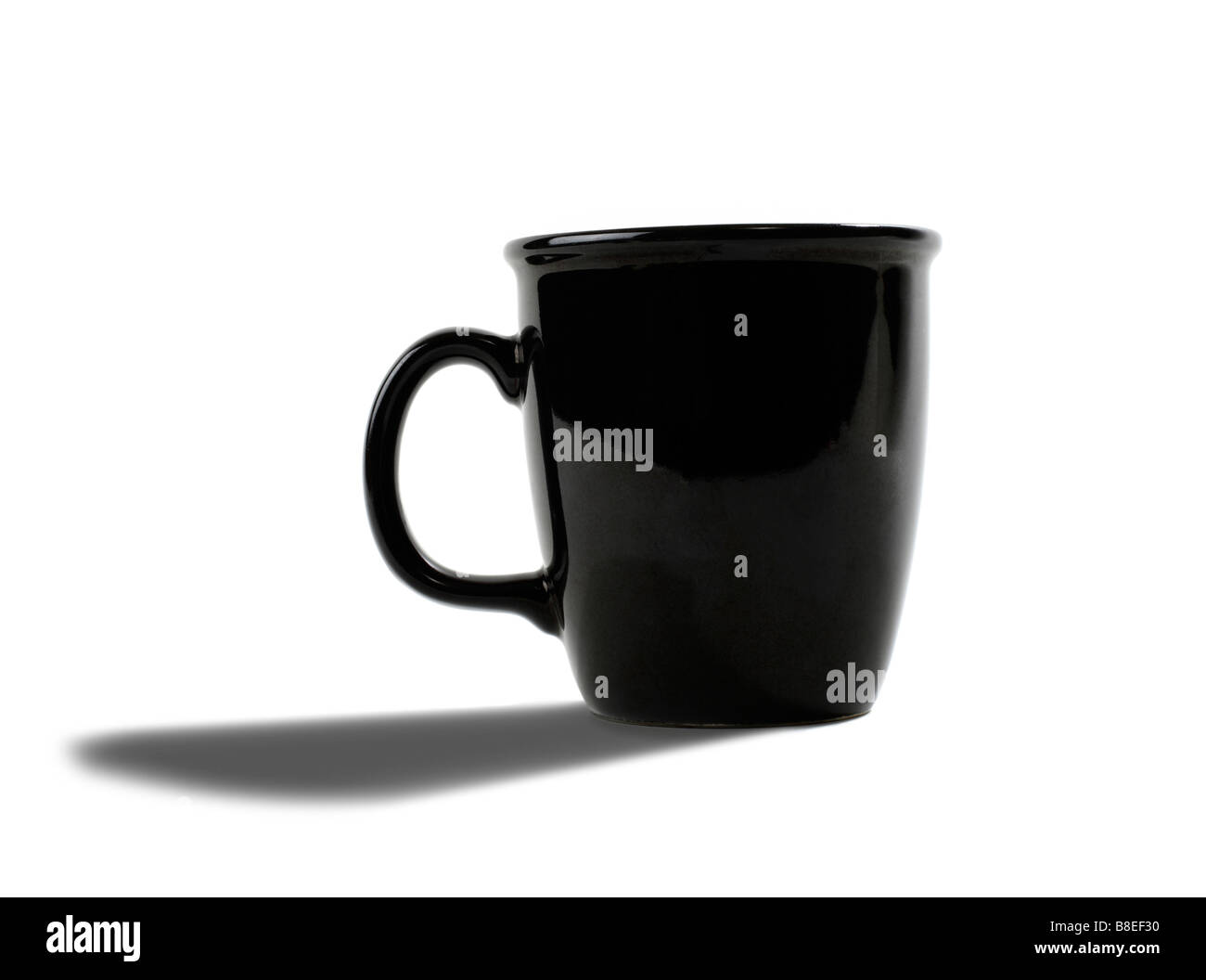 Black Coffee Cup Foto Stock