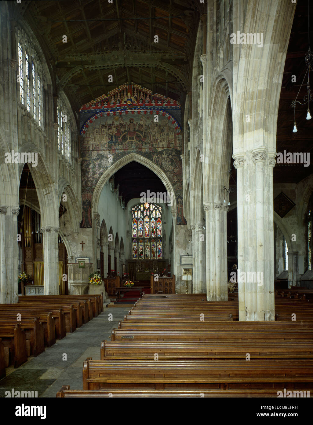 Salisbury St Thomas interno Foto Stock