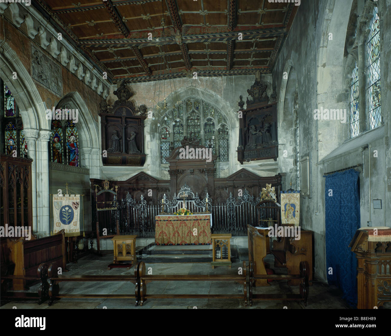 Salisbury St Thomas Sud Coro Foto Stock