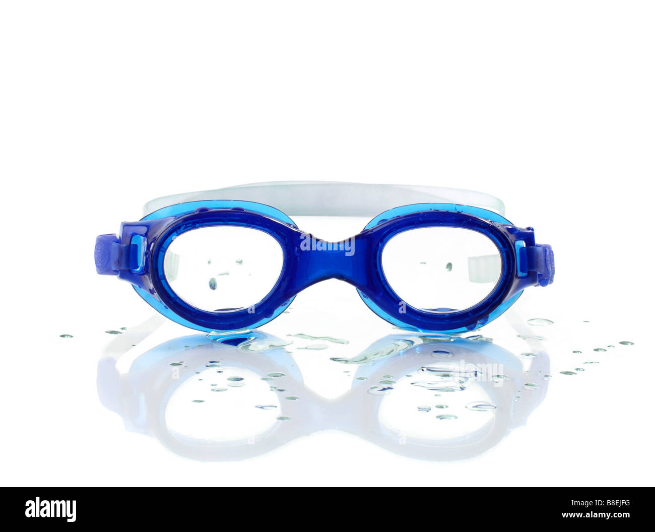 Wet nuotata o una maschera subacquea Foto Stock