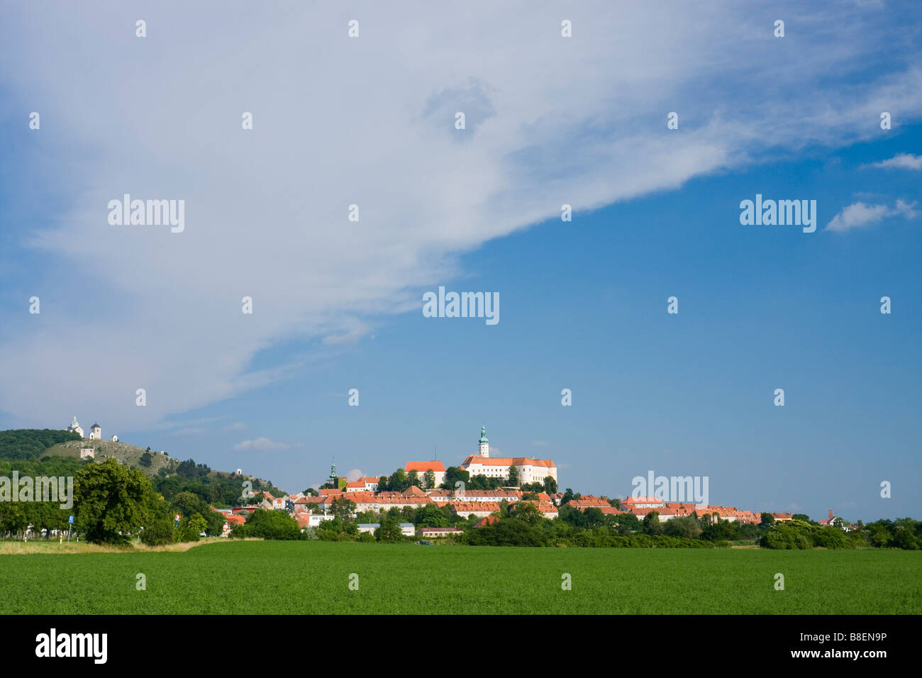 Mikulov Breclav distretto sud Moravia Repubblica Ceca Europa Foto Stock