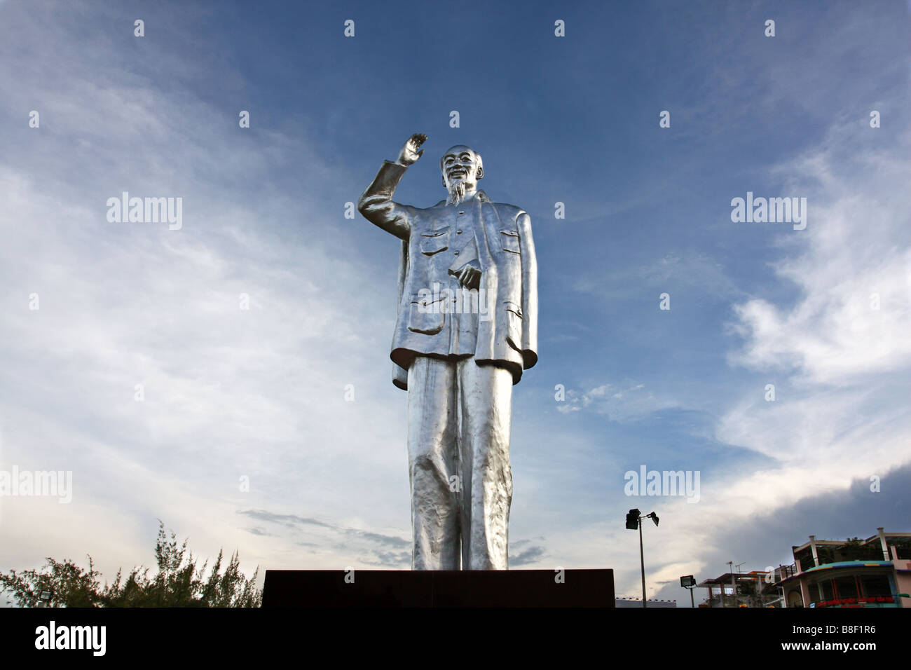 Ho Chi Minh statua. Can Tho, Vietnam Foto Stock