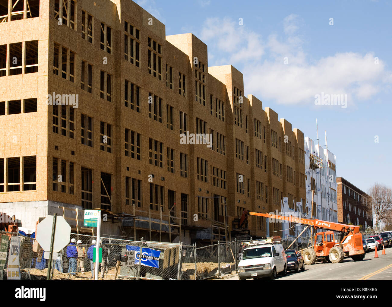 Costruzione in legno Foto Stock