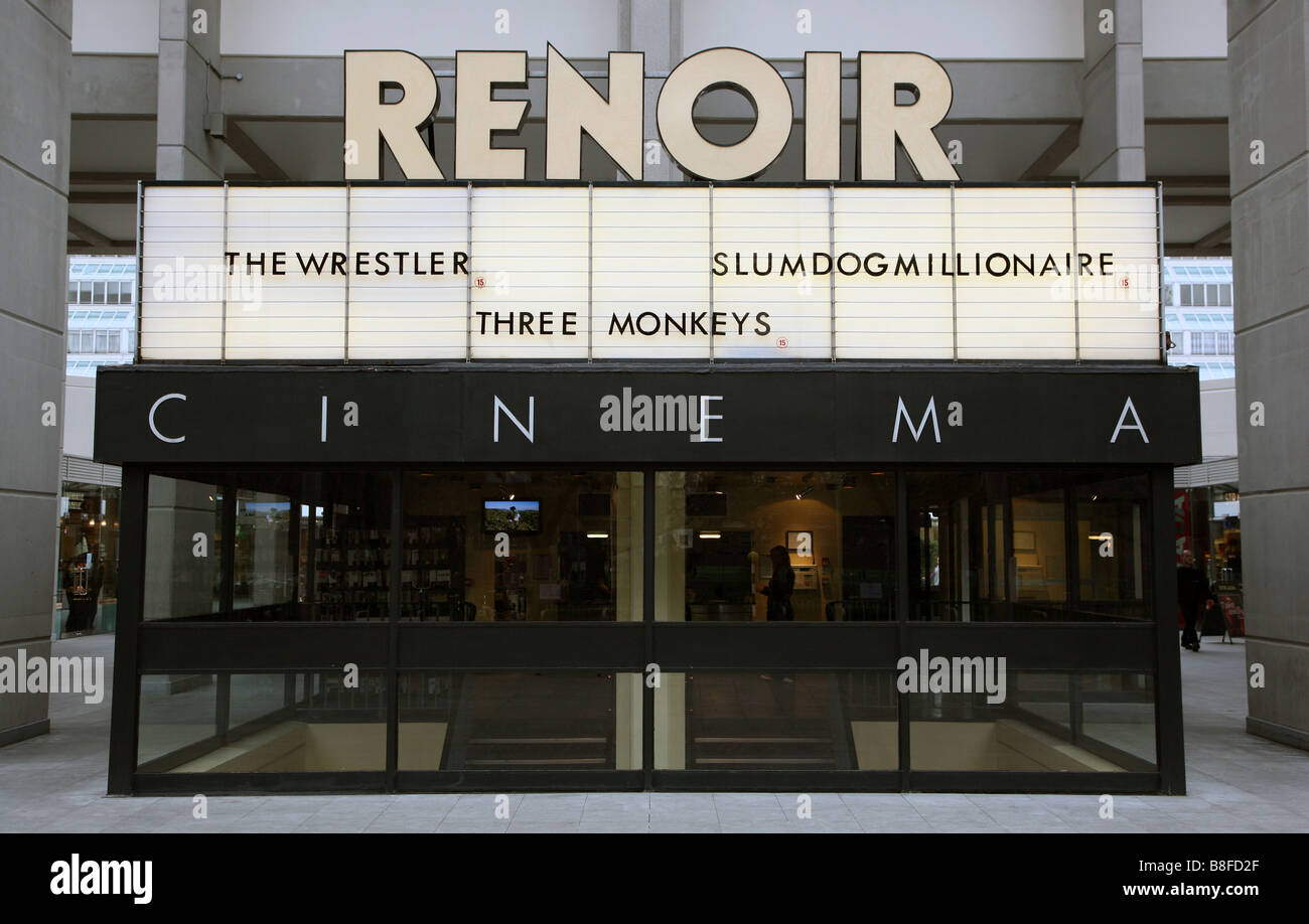 Renoir Cinema nel centro di Brunswick, Bloomsbury, Londra Foto Stock