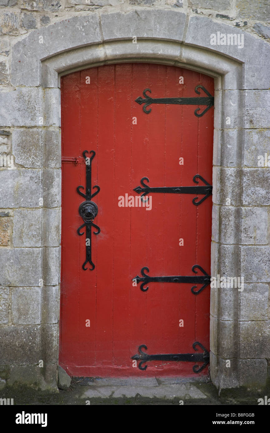 Castello Rosso porta, Cashel, nella contea di Tipperary, Irlanda Foto Stock