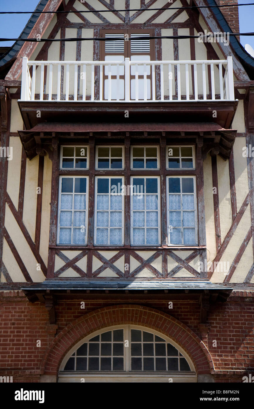 Casa tipica dalla Normandia.Maison typique de Normandie Foto Stock