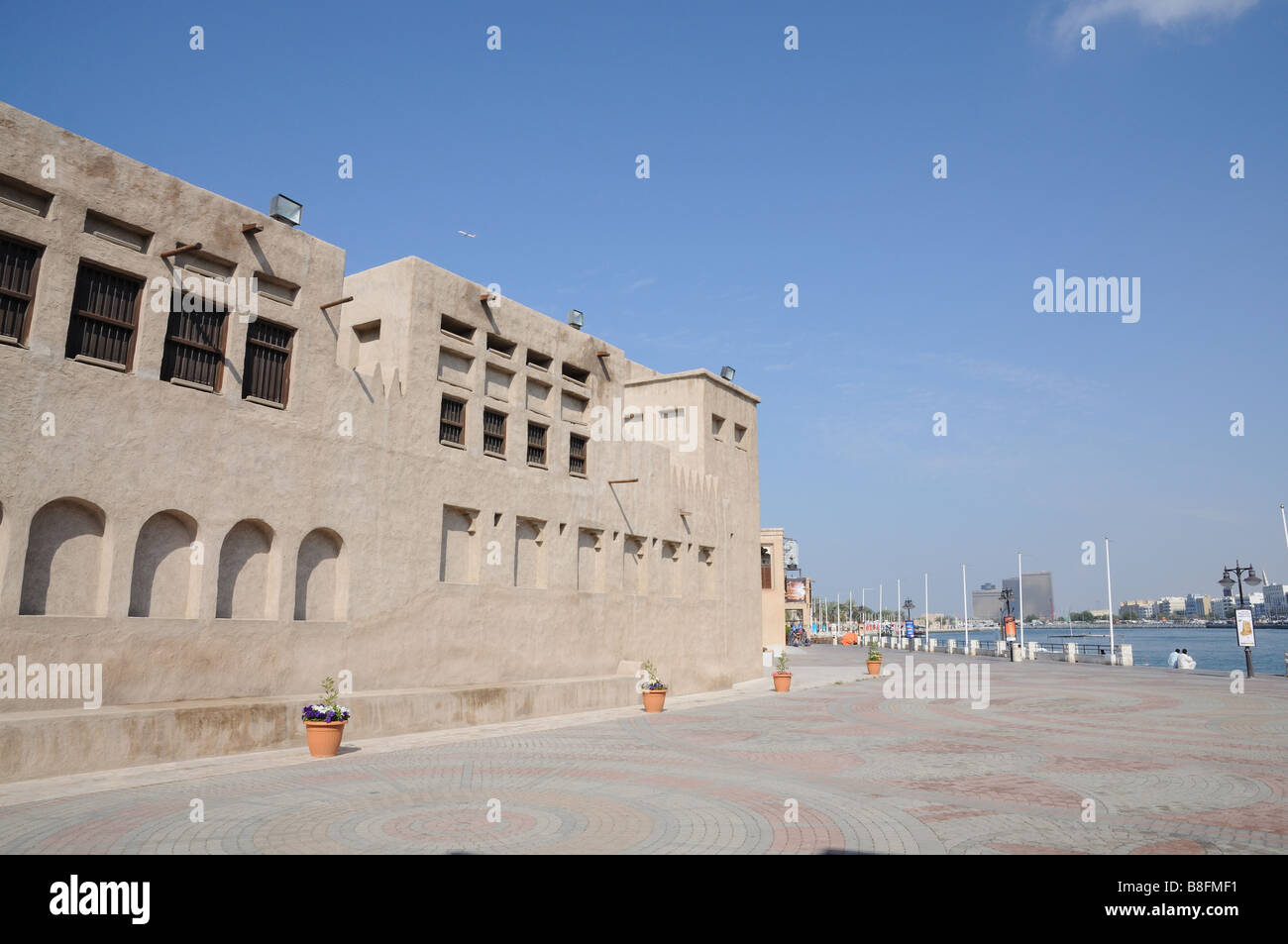 Edificio tradizionale in Dubai Heritage Village Foto Stock
