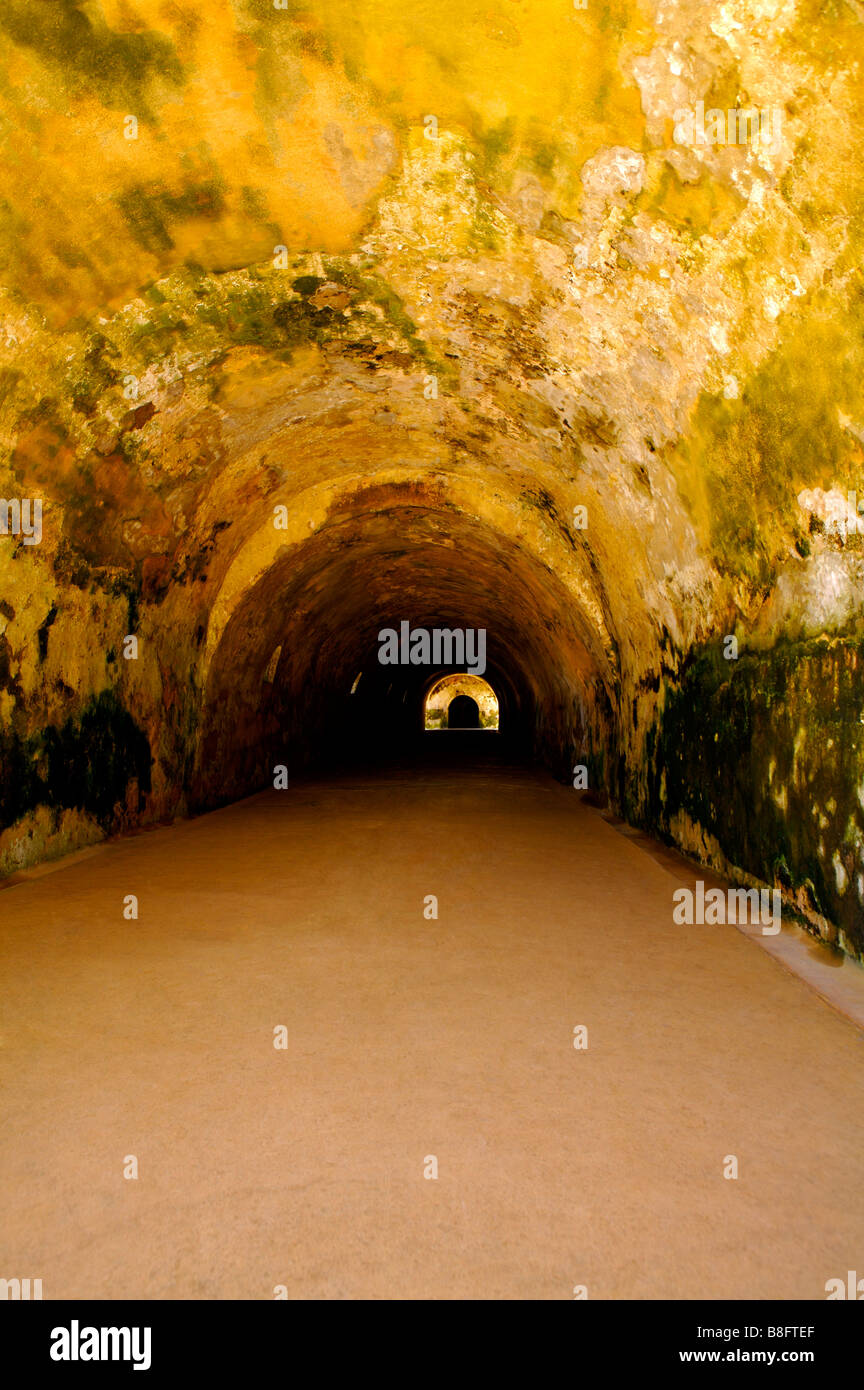 Il tunnel in Penghu Taiwan Foto Stock