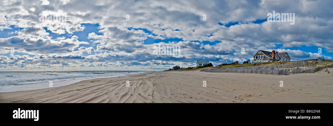 Southampton New York Beach Città Vecchia strada forcella sud Long Island Foto Stock