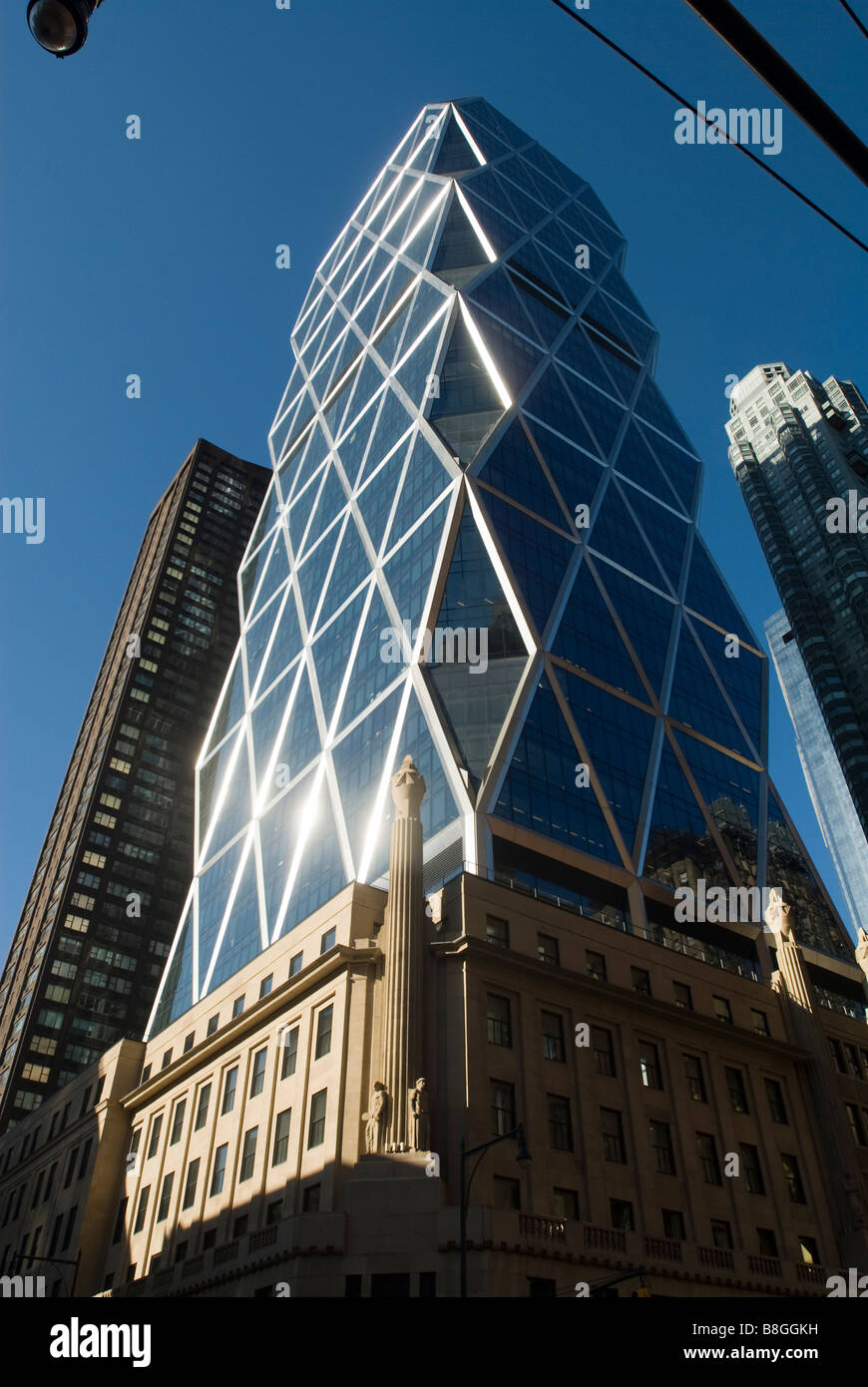 La Hearst Building a New York progettato dal famoso architetto britannico Lord Norman Foster Foto Stock