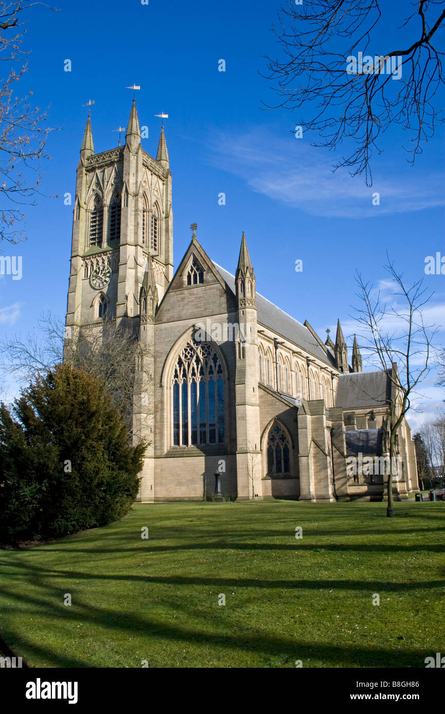 Bolton chiesa parrocchiale, Bolton, Regno Unito Foto Stock