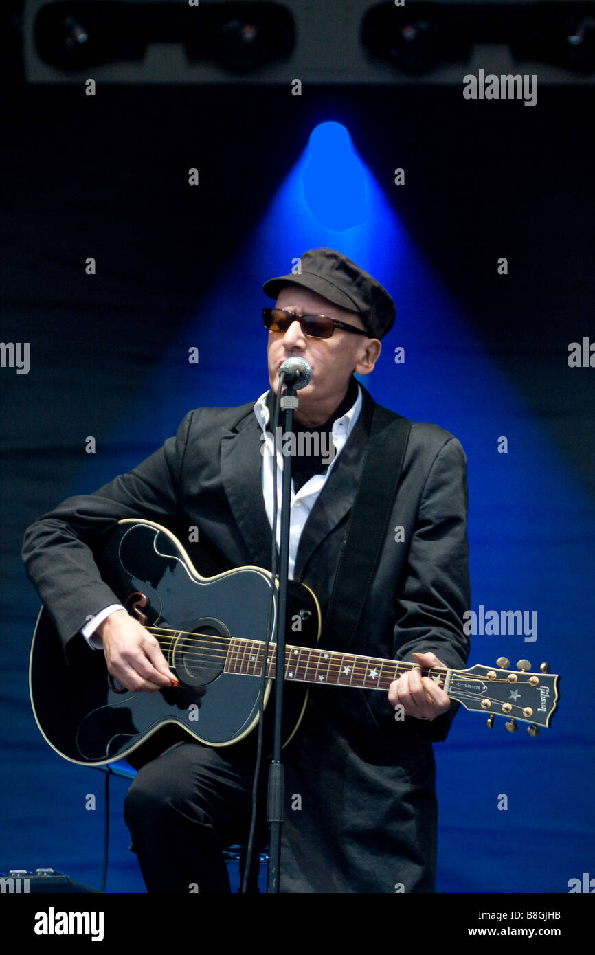 Alain Bashung concerto durante l'umanità party paris *** Concerto d Alain Bashung lors de la fete de l humanite Foto Stock