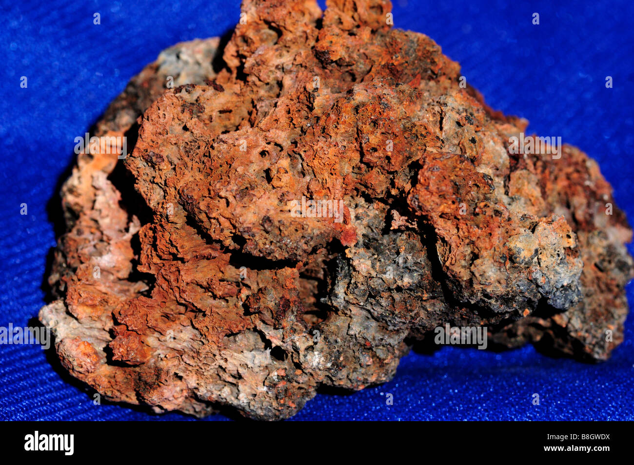 Le scorie, una roccia vulcanica. Foto Stock