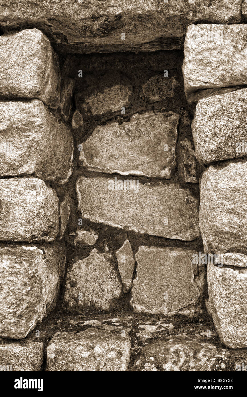 Nicchia di pietra Foto Stock