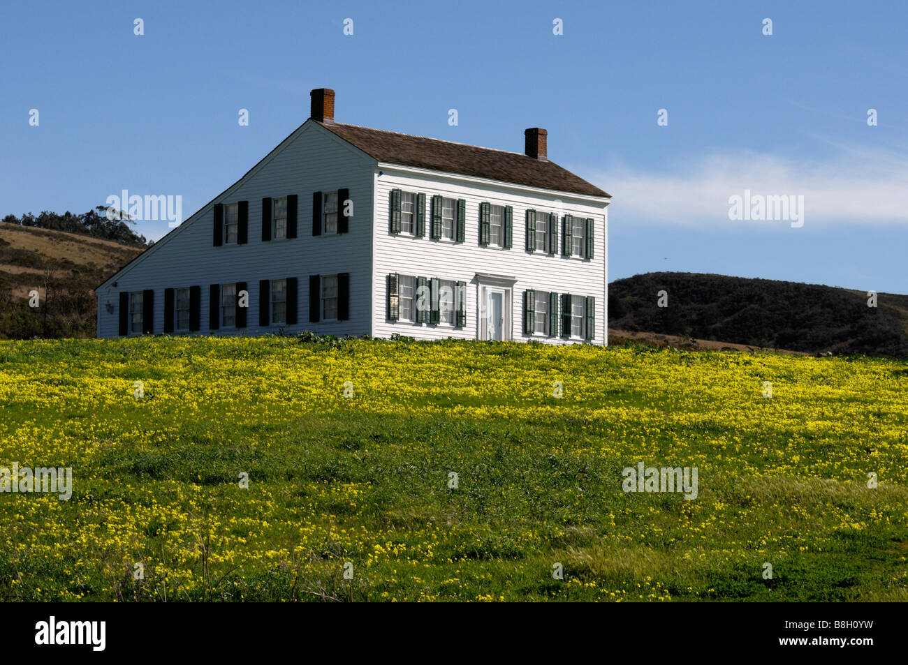 Historic James Johnston home situato in Half Moon Bay California Foto Stock