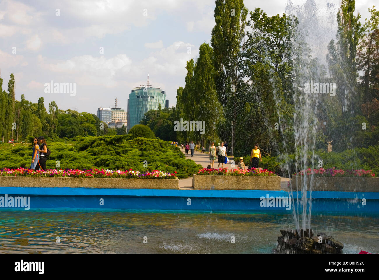 Parco Herastrau Bucarest Romania Europa Foto Stock