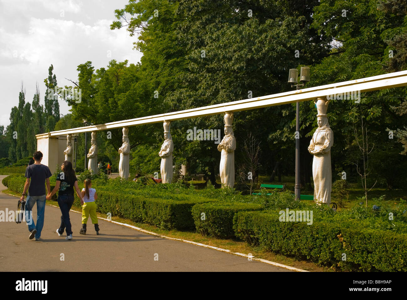 Parco Herastrau Bucarest Romania Europa Foto Stock