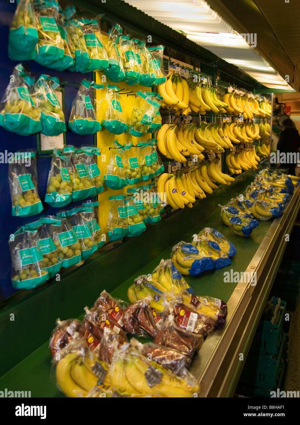 Supermercato Display di frutta Foto Stock