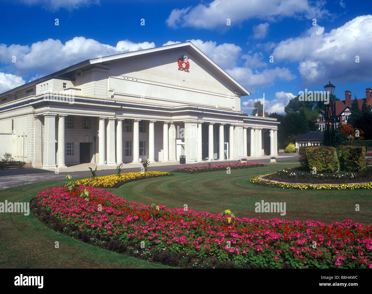 De Montfort Hall, una sala concerti vicino a Victoria Parkin la città di Leicester Foto Stock