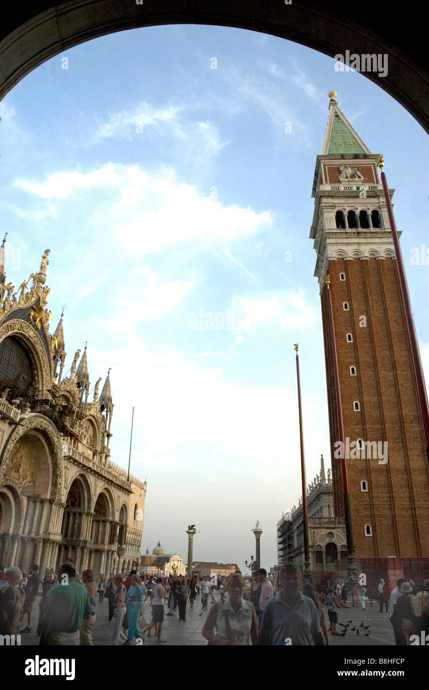 Vista DI PIAZZA SAN MARCO, Venezia Foto Stock