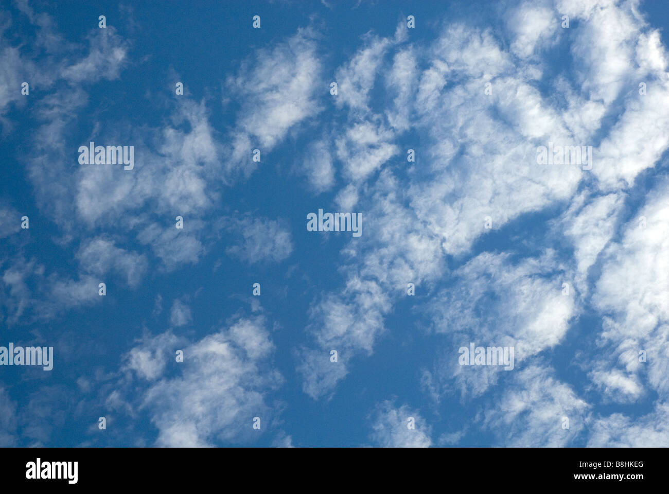 In alto sopra le nuvole Foto Stock