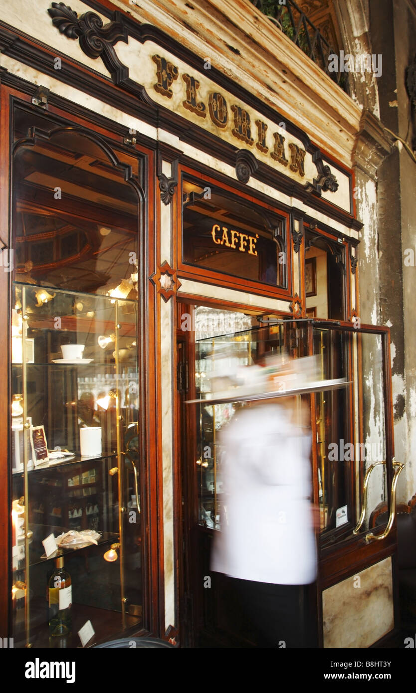 Caffe Florian, Venezia, Italia Foto Stock