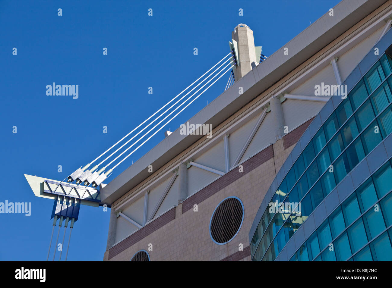 La Alamo Dome architettura in San Antonio TX Foto Stock