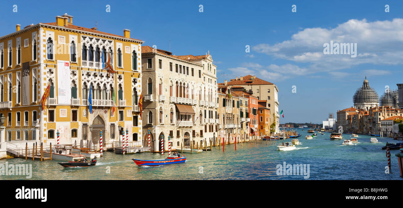 Venezia. Canal Grande ad Acadamia. Italia Foto Stock