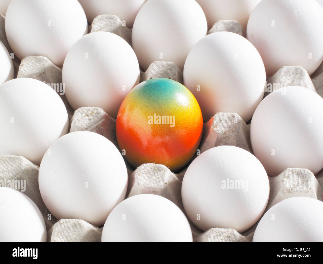 Gefaerbte Eier Pasqua Uovo di Pasqua Foto Stock