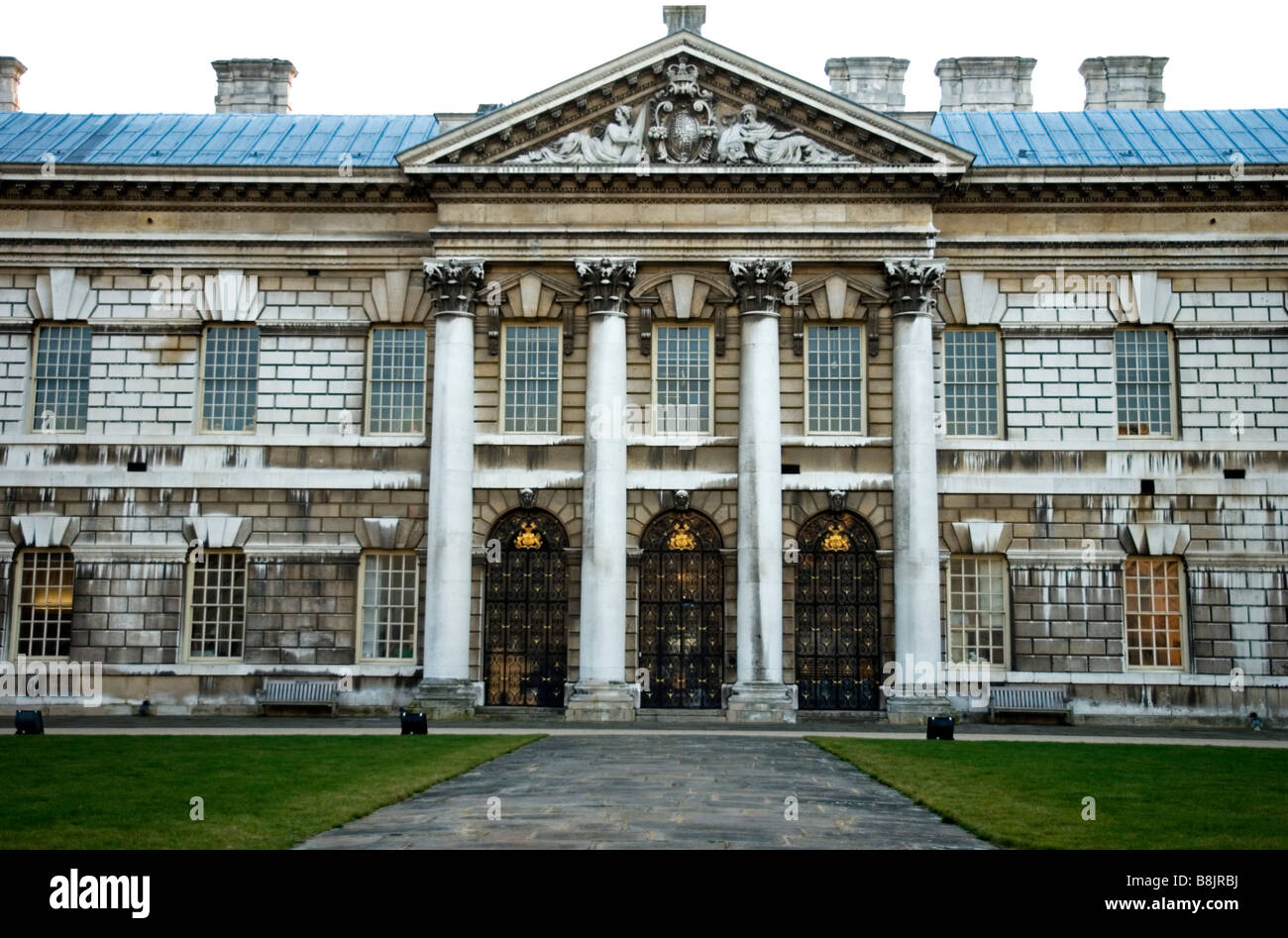 Il Trinity College of Music, la Old Royal Naval College di Greenwich, Londra Inghilterra REGNO UNITO Foto Stock