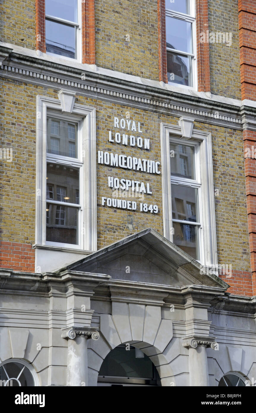 Il Royal London Homoeopathic Hospital Great Ormond Street England Regno Unito Foto Stock