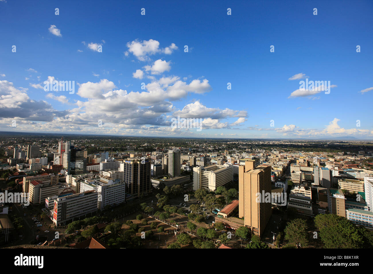 Paesaggio urbano in Kenya Foto Stock