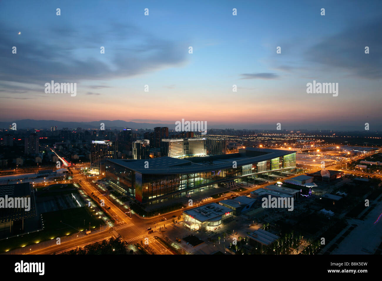 Olimpici di Pechino zona centrale,Cina Foto Stock