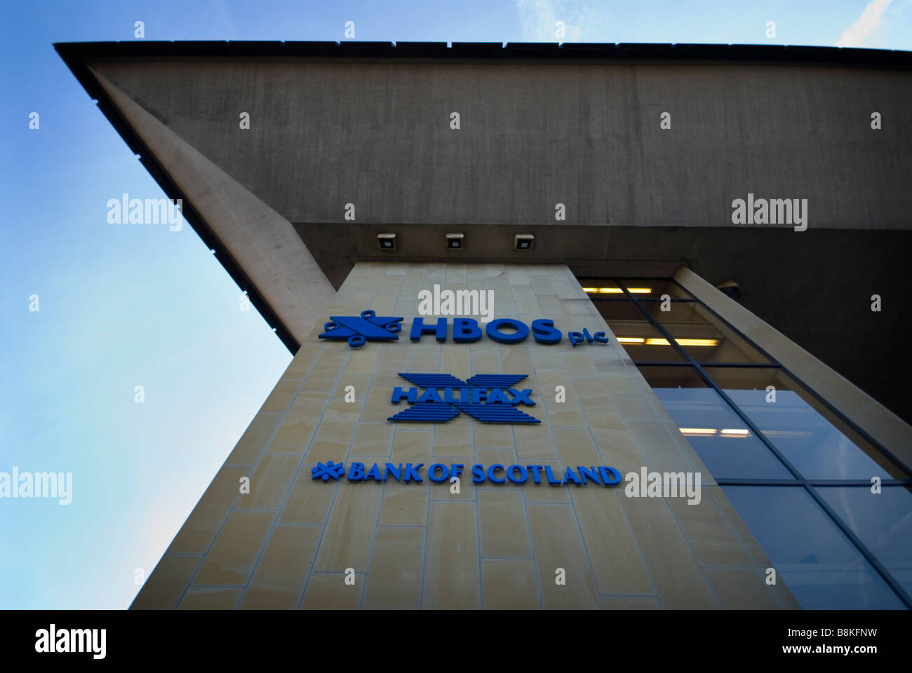 Il HQ di HBOS in Halifax West Yorkshire Foto Stock
