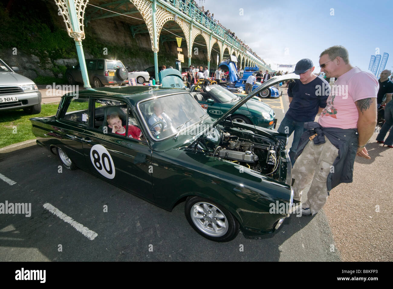 Brighton speed trials festival Madeira Drive Foto Stock