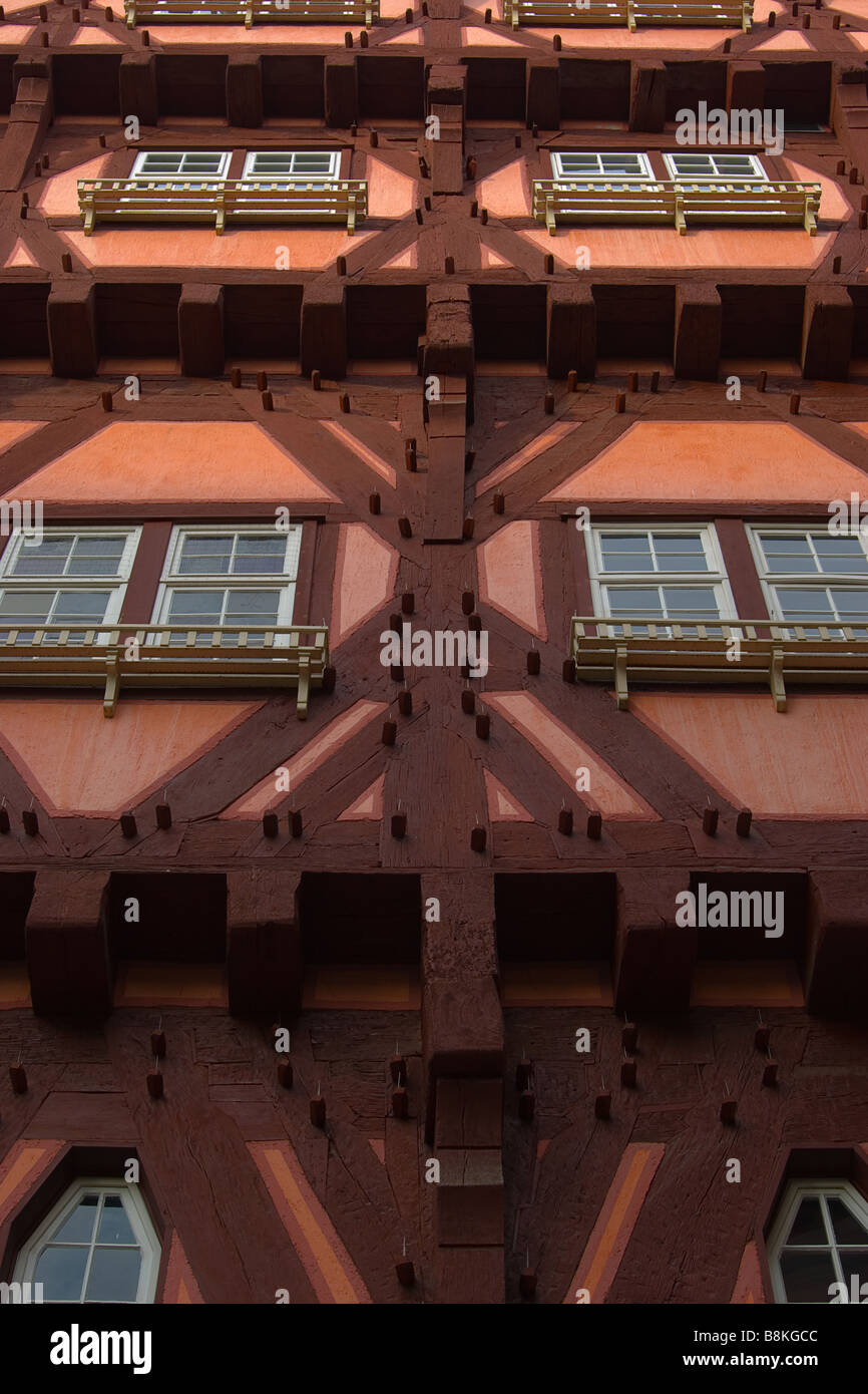 Vecchia casa in Esslingen am Neckar, Germania, Europa Foto Stock