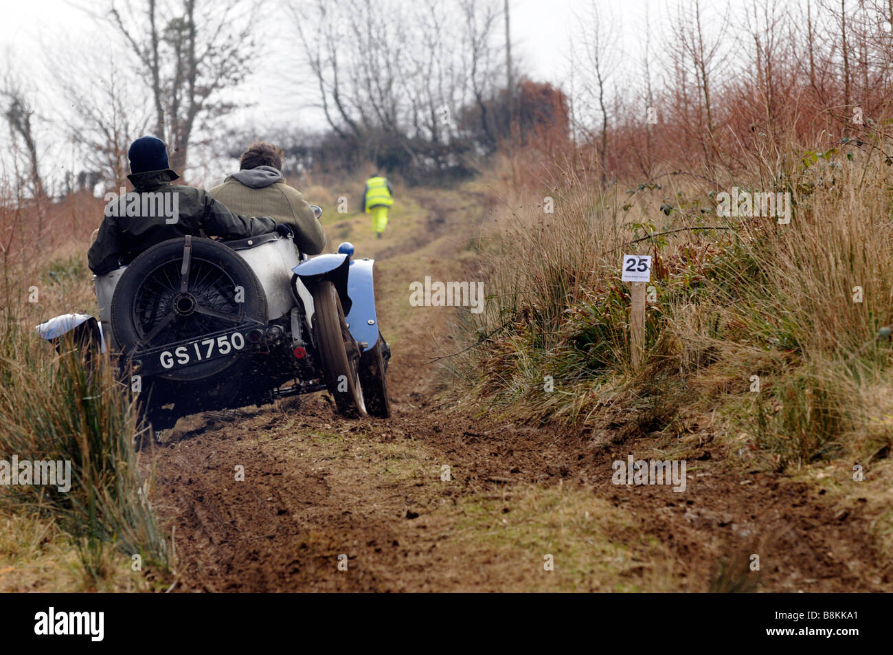 Exmoor VSCC prova della frangia 21 febbraio 2009 Riley 9 1087cc 1929 Foto Stock