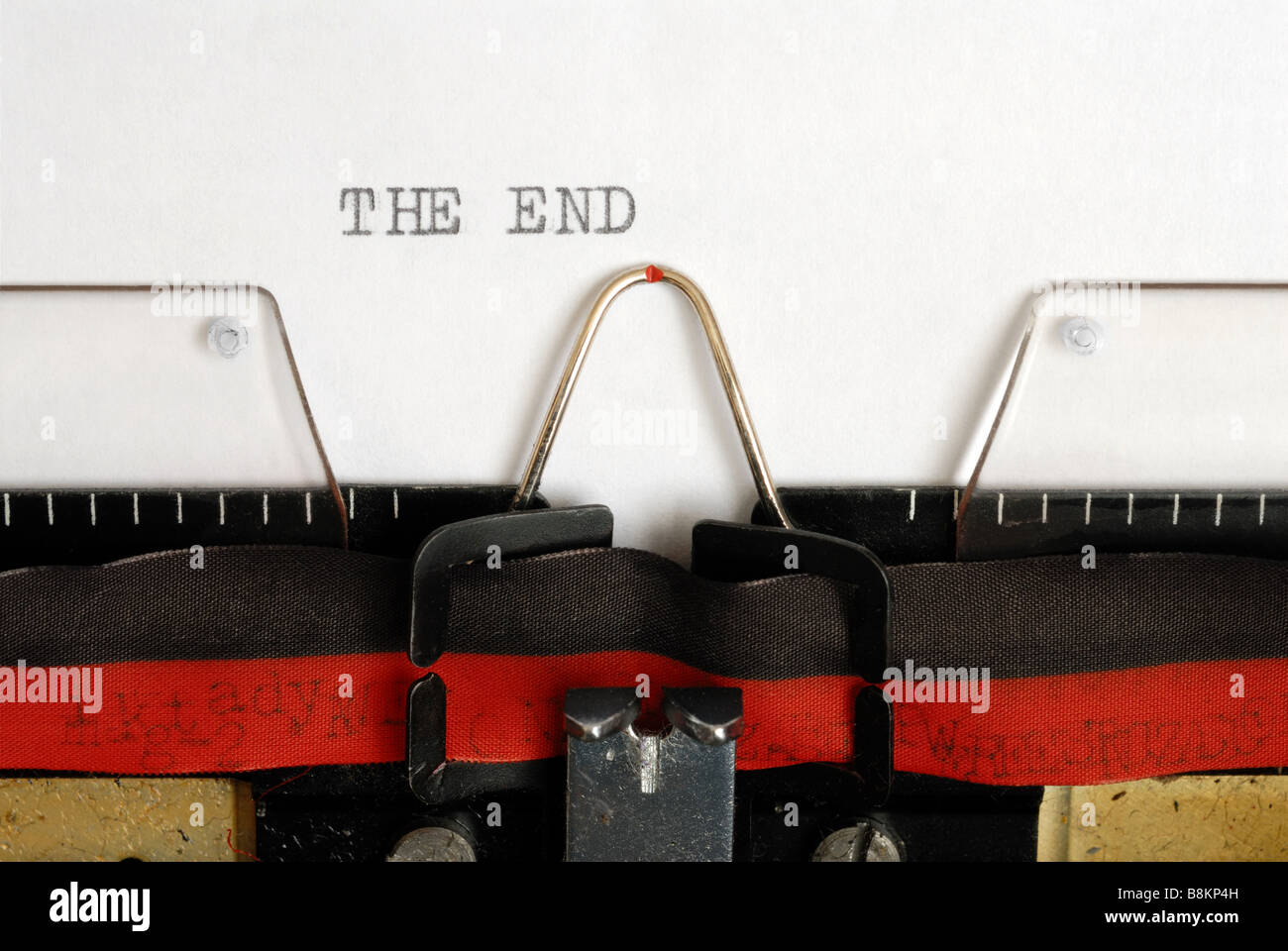 Nastri inchiostratori per macchine da scrivere e di fine Foto Stock