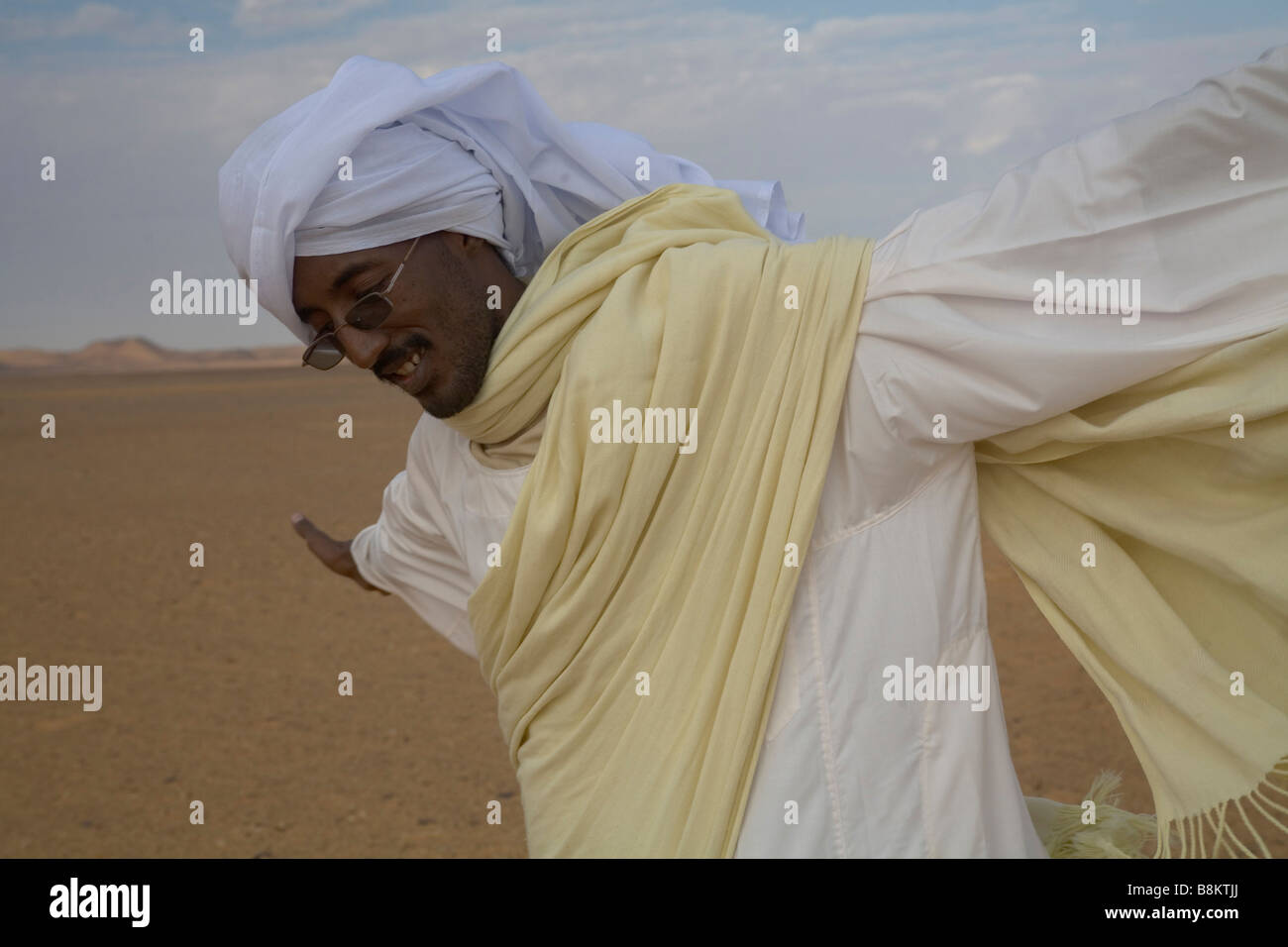 Hammour il succesor dei re di Dongola vicino la sua tenuta nel vecchio Dongola, la Nubia, Sudan Foto Stock