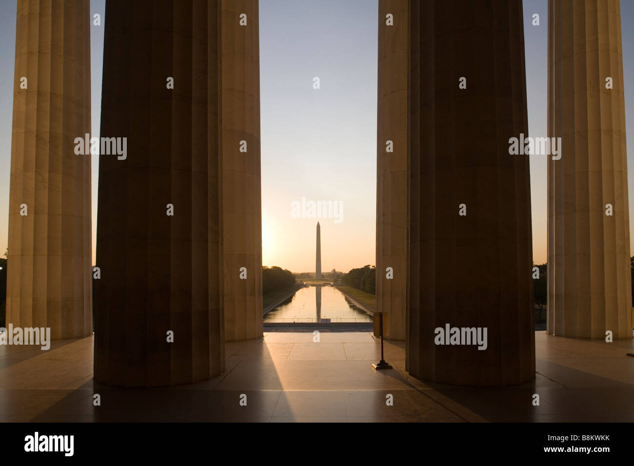 Il Monumento di Washington a Washington DC. Foto Stock