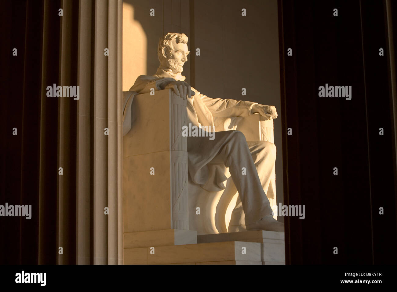 Il Lincoln Memorial a Washington DC. Foto Stock
