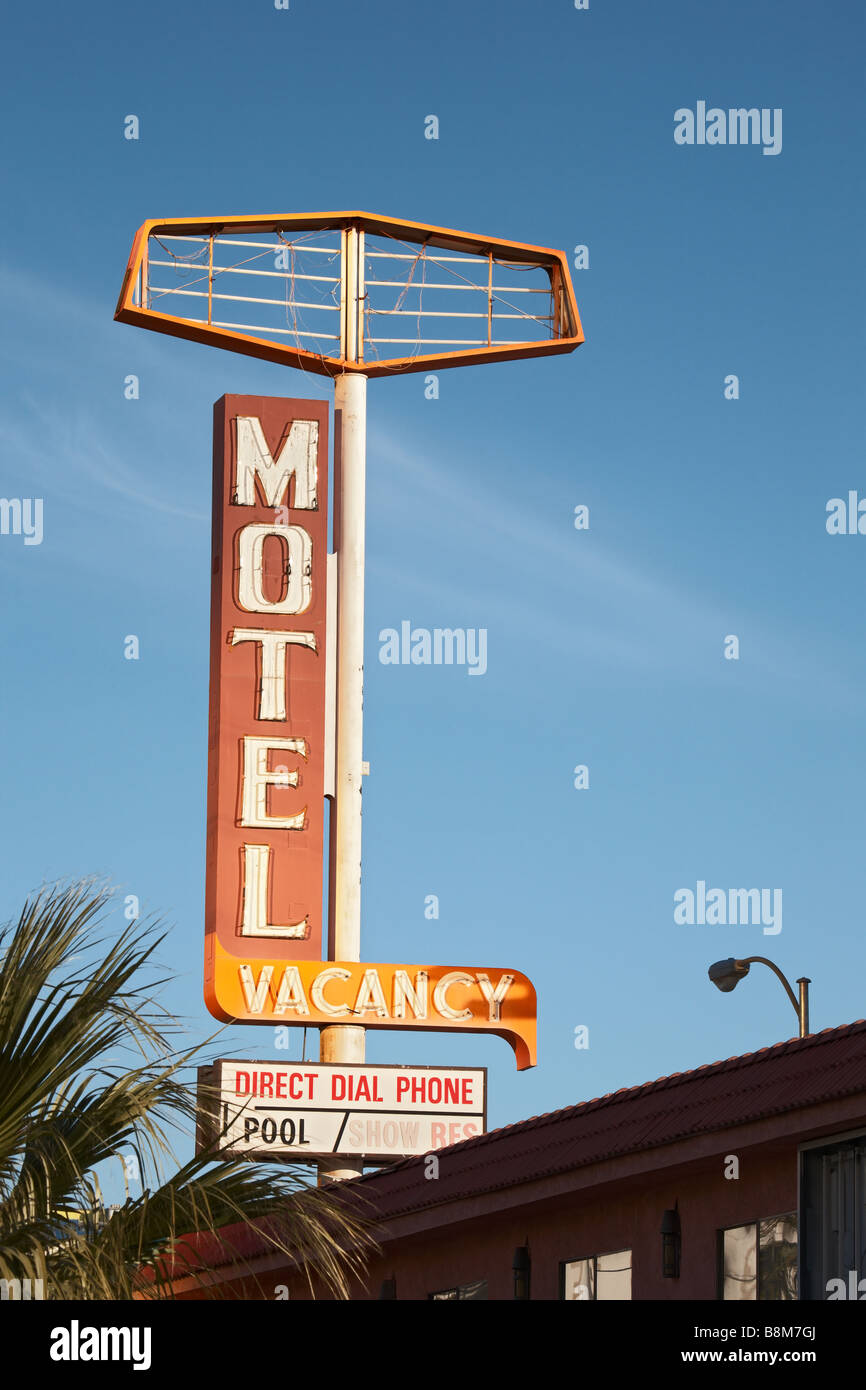 Motel posto vacante segno - la striscia. Las Vegas, Nevada, STATI UNITI D'AMERICA Foto Stock