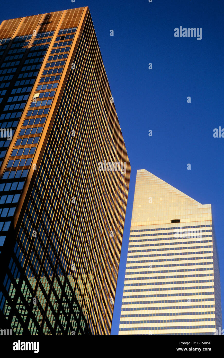 Sede centrale della Citibank, Citigroup Center Building ex Citicorp Center Building The Seagram Building, 390 Park Avenue New York City. Foto Stock