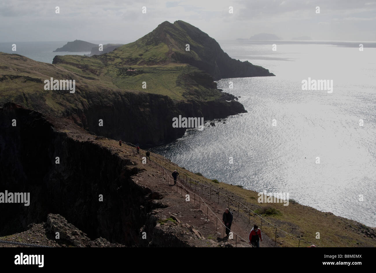 Passeggiate in Madeira, Portogallo, Ponto de Sao Lourenco Foto Stock