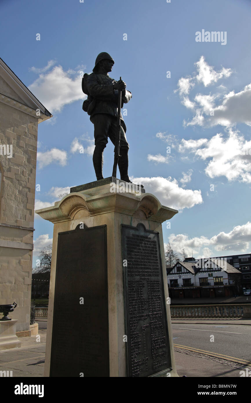 Un monumento per il sudafricano campagna, bedford città, Inghilterra Foto Stock