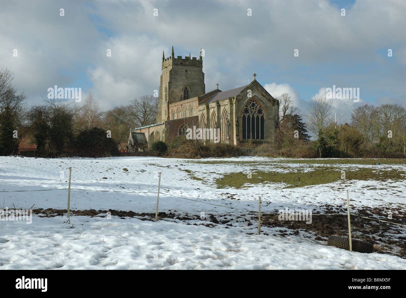 Chiesa di St Peters, Claybrooke Parva, Leicestershire, East Midlands, England, Regno Unito Foto Stock