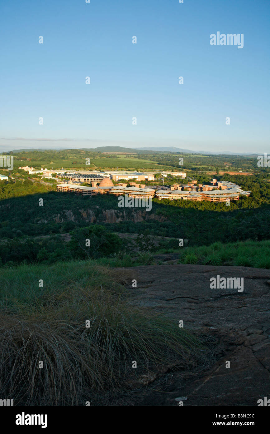 Il Mpumalanga edifici governativi impostare la panoramica campagna di Nelspruit Foto Stock